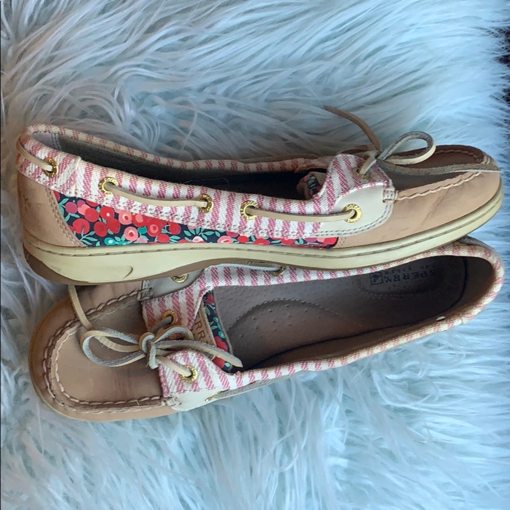 Sperry Floral Angelfish Boat Shoe